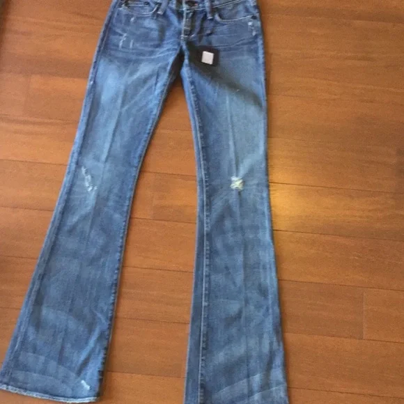 Rock & Republic Distressed embellished Denim sz 25 NWT​ - Picture 3 of 6